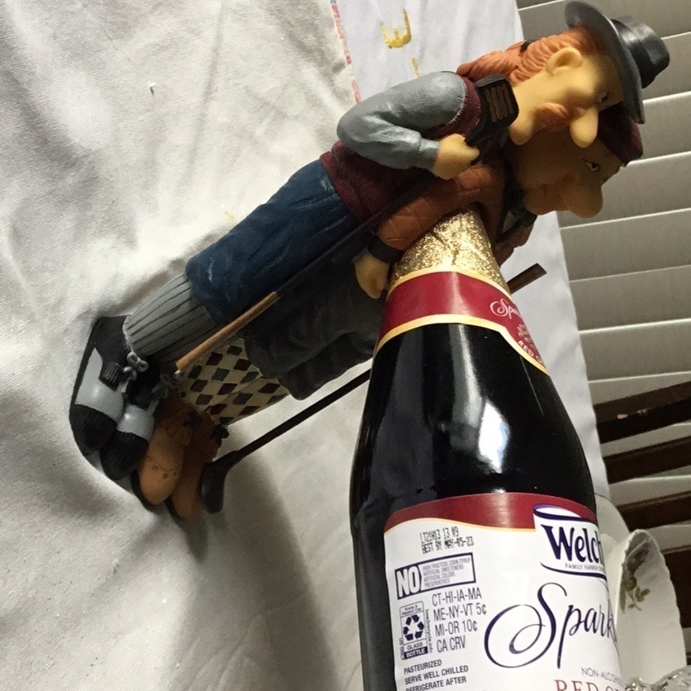 TOP GOLF WINE HOLDER GOLF BODIES WINE BOTTLE HOLDER.‎